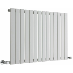 Hudson Reed Delta Radiatore Termoarredo di Design Orizzontale Moderno - Termosifone con Finitura Bianca - Pannelli Piatti - 635 x 980mm - 876 Watt en oferta