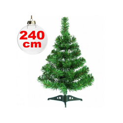 Albero Di Natale Sintetico 240Cm Decorazione Decorazioni Per Casa Scuola Ufficio características