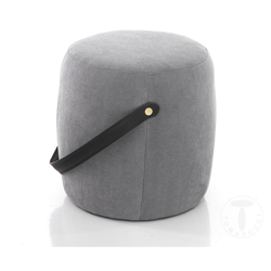 Pouf imbottito DRUM GREY características