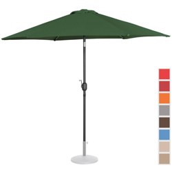 Ombrellone Palo Centrale Grande Verde Esagonale Ø270 Cm Inclinabile en oferta