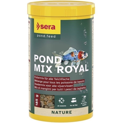 Sera Pond Mix Royal 1000ml/185gr - Miscela di Mangimi per Pesci da Laghetto
