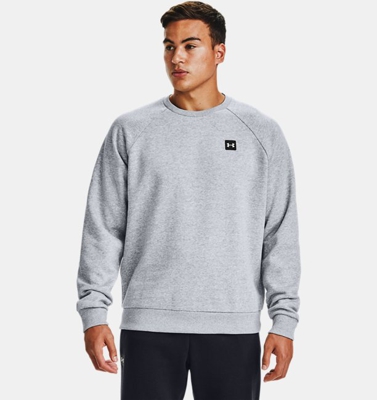 Felpa UA Rival Fleece Crew da uomo