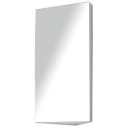 Armadietto Pensile Angolare Da Bagno In Acciaio Con Specchio Salvaspazio 60 X 30 X 18.4cm precio