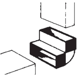 20200113 Sistema di ventilazione canale piatto 100 Deviatore ad arco - Wallair en oferta