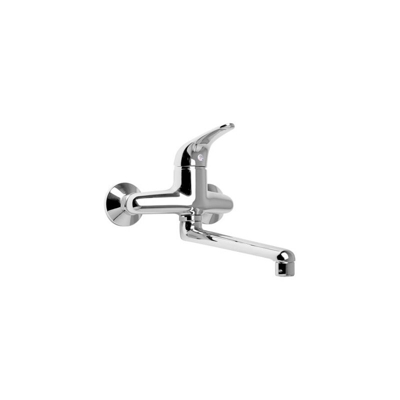 Miscelatore monocomando incasso lavello a parete, girevole serie turchese gs