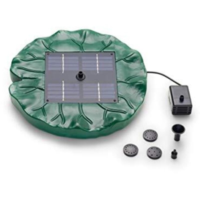 Pontec Pondosolar Lily Island 40280 Pompa per stagno solare galleggiante 150 l/h