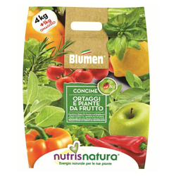 CONCIME BIOLOGICO GRANULARE NUTRIS ORTO KG 4 +1 OMAGGIO - Blumen características