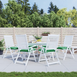 vidaXL Cuscini per Sedie 6 pz Verdi 40x40x7 cm in Tessuto - Verde precio