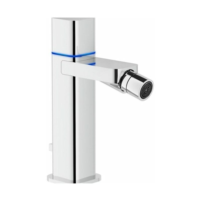 Nobili Rubinetteria Loop E90119/1 Miscelat. Bidet Elett.220V Con Scarico Cromo