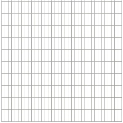 2D Pannelli di Recinzione 2,008x2,03 m 10 m (Totale) Argento - Argento - Youthup