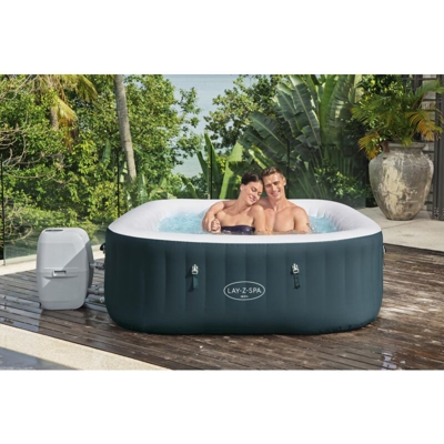 Piscina Idromassaggio Bestway Lay-Z-Spa Ibiza Per 4-6 persone Quadrata 180x180x66 cm