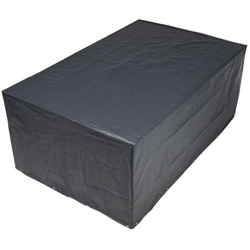 Nature Protezione per Tavoli Rettangolari da Giardino 225x143x90 cm - Nero en oferta