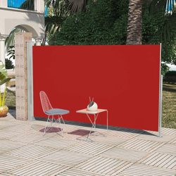 Tendalino laterale per patio terrazzo 160 x 300 cm rosso características