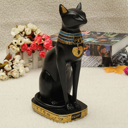 Statua antica egiziana della decorazione della casa di Bastet della dea del figurine del faraone del gatto antico egiziano LAVENTE precio