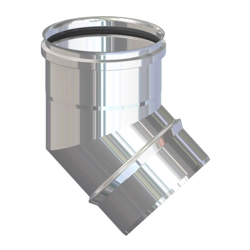 Generico - GOMITO INOX AISI 304 X PELLET 45°CM.8 en oferta