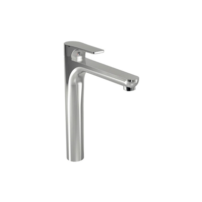 Miscelatore monocomando alto per lavabo con scarico click clack serie slim gs