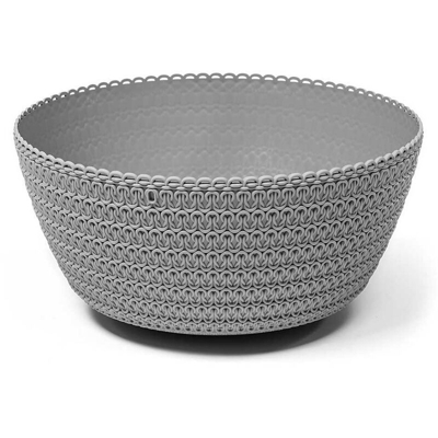 Vaso ciotola Jersey grigio 240 LA78727 - Lamela