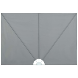 Tenda Laterale per Terrazza Pieghevole Grigio 240x160 cm - Grigio - Vidaxl en oferta