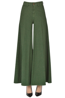 Wide leg trousers