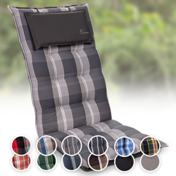 Blumfeldt - Sylt, Imbottitura, Schienale Alto, Sedia da Giardino, Poggiatesta, Poliestere, 50x120x9cm precio