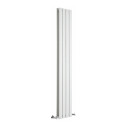 Hudson Reed Delta Radiatore Termoarredo di Design Verticale Moderno - Termosifone con Finitura Bianca - Pannelli Piatti - 1600 x 280mm - 882 Watt en oferta