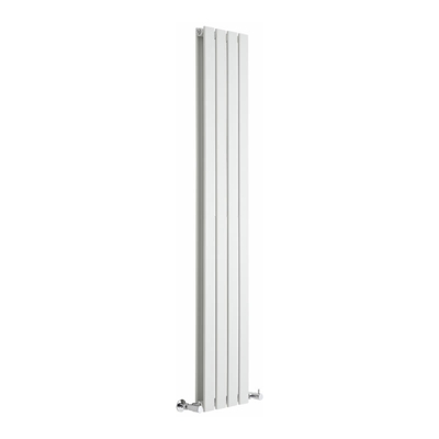Hudson Reed Delta Radiatore Termoarredo di Design Verticale Moderno - Termosifone con Finitura Bianca - Pannelli Piatti - 1600 x 280mm - 882 Watt