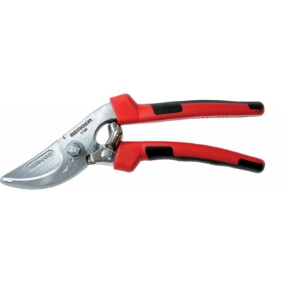 Pruner 195 Millimetri Con Maniglie Bi-Materiale, Argento / Rosso - Berger 1746