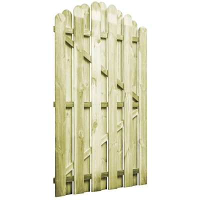 Cancello per Steccato in Pino Impregnato FSC 100x150 cm ad Arco