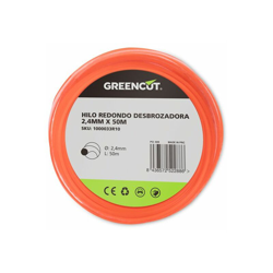 Filo tondo 2,4mm X 50m decespugliatore características