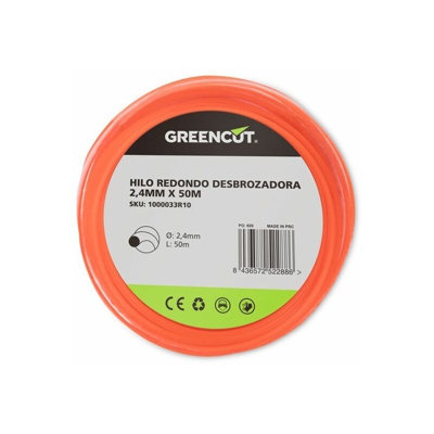 Filo tondo 2,4mm X 50m decespugliatore