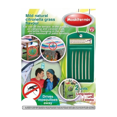 OUTLET Repellente per zanzare con una leggera fragranza di citronella, per uso esterno, di lunga durata