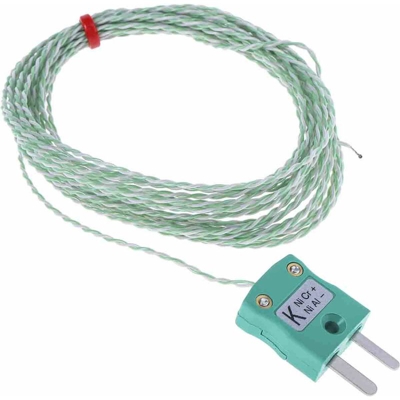 Termocoppia tipo K, cavo 5m, diametro sonda 1/0.3mm, lunghezza sonda 5m a +250°C IEC