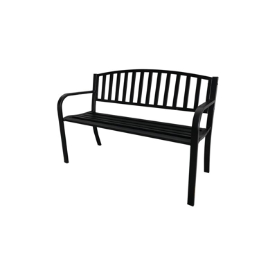 PANCHINA LASIN cm. 119 x 50 x h.75 - nera