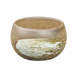 Vaso per bonsai Giapponese Morrisan rotondo in gres sabbiato 6,5x6,5x4,5 cm - B06-19 en oferta