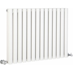 Hudson Reed Revive Radiatore Termoarredo di Design Orizzontale Moderno - Termosifone con Finitura Bianca - Design a Colonna - 635 x 826mm - 1304W precio