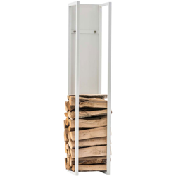 CLP - Scaffale Legnaia per Camino SPARK Bianco/opaco 25x25x100 cm en oferta