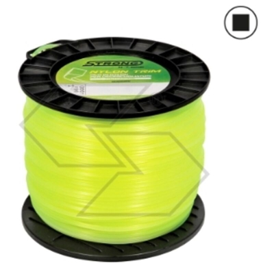 Filo per decespugliatore quadro diametro 3,3mm - 160mt - Strong