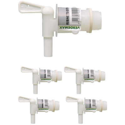 5 rubinetti per serbatoio per orto urbano ricambio - Verdemax