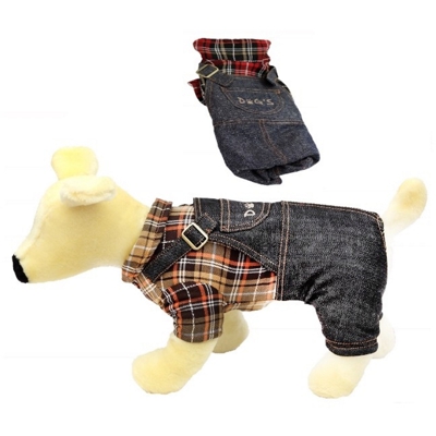 Mondial Fauna - Trendy Dogs Salopette in jeans | 22 cm