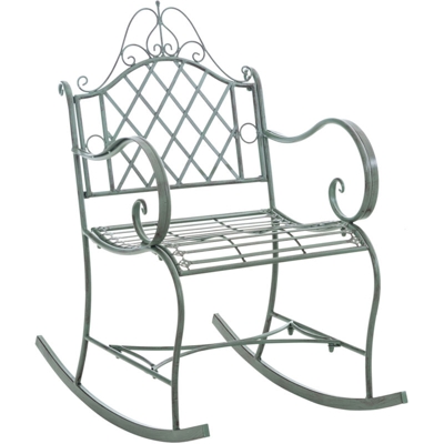 Sedia a dondolo Ansan Antico/verde