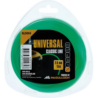 MCCULLOCH filo di nylon rotondo per trimmer - NLO004