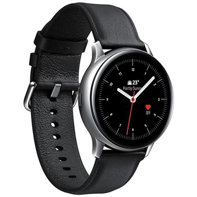 Galaxy Watch Active2 40 mm Impermeabile 5ATM Display 1.2'' 4GB Wi-Fi Bluetooth e NFC con GPS e Cardiofrequenzimetro Acciaio Nero - Europa