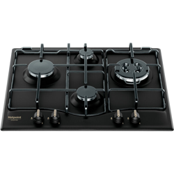 Hotpoint Ariston PCN 640 T (AN) R /HA Piano Cottura a Gas 4 Fuochi 60 cm Nero precio