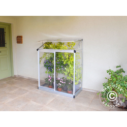 Serra a parete in Policarbonato, 0,78m², 0,63x1,25x1,60m Argento en oferta