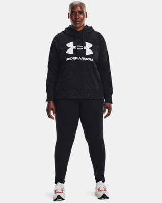 Felpa con cappuccio UA Rival Fleece Logo da donna