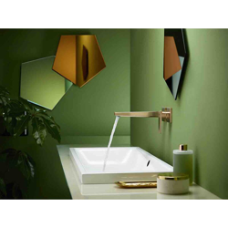 Miscelatore monocomando lavabo da incasso per lavabo Metropol, maniglia a leva, sporgenza 225 mm, montaggio a parete, colorazione: bronzo spazzolato precio