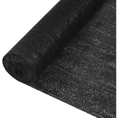 Rete per Privacy Nera 1,5x10 m in HDPE 150 g/m² - Nero - Vidaxl