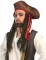 Cappello pirata con finti capelli