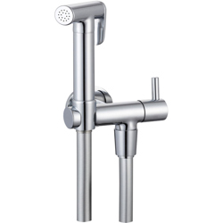 Boxlum - Kit idroscopino cromato tondo doccetta per wc shut-off monogetto con leva características