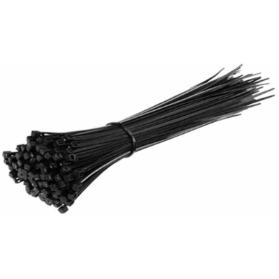 V-tac - Fascetta per Cavi 4.5*350mm Colore Nero (100 pz/pck)